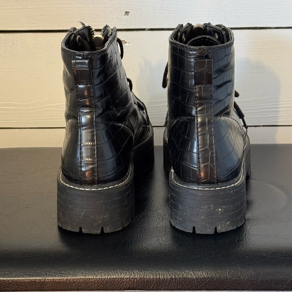 Sugar Black Combat Boots - Picture 6 of 16